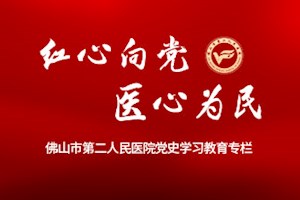 佛山市第二人民医院党史学习教育专栏